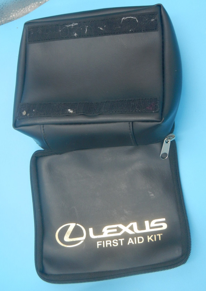 Lexus First Aid Medical Kit w/ Leather Case OEM-Empty
