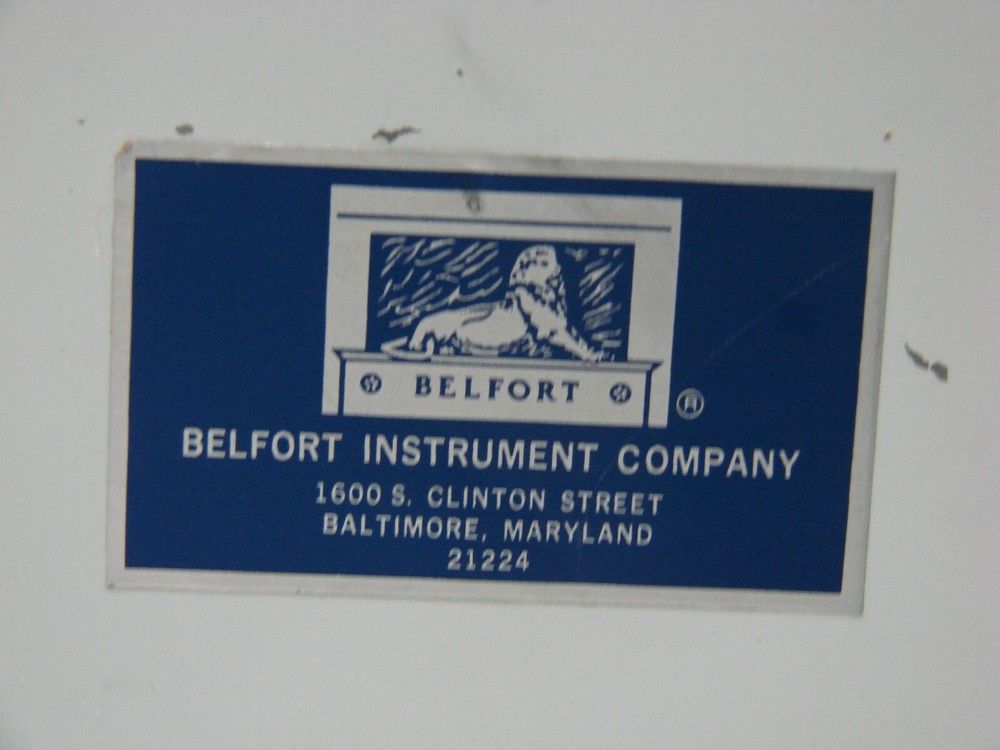 Belfort Instruments Pyranograph Model 5-3850A Chart Recorder