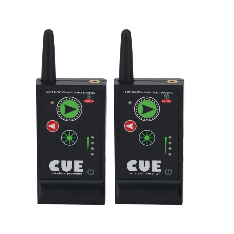 Super Cuelight Presenter Remote One Receiver & Two Transmitters for PowerPoint