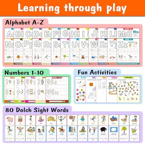 Preschool Learning Activities - Reusable Letter & Number Tracing Learn to Write