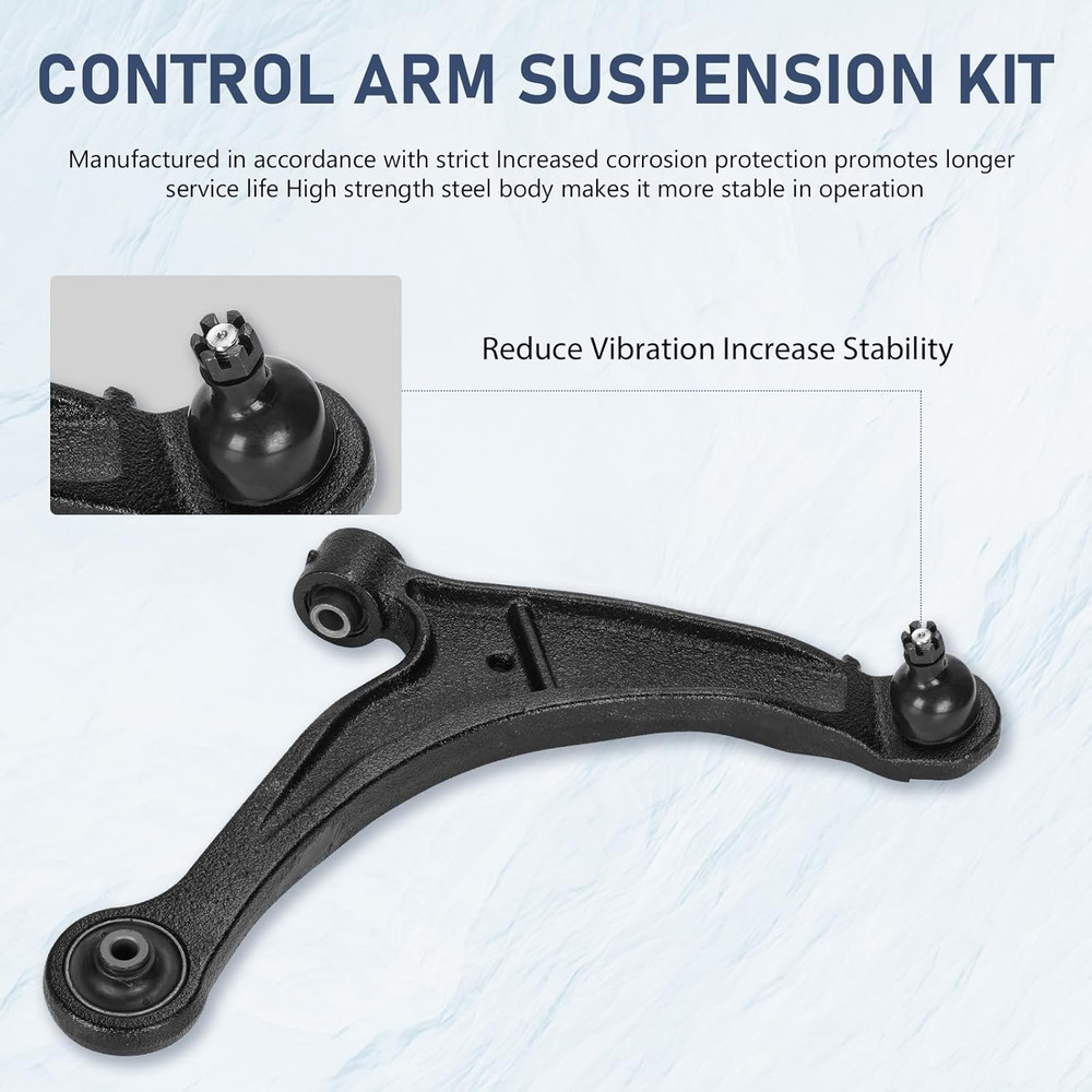 2Pc Front Lower Control Arm Ball Joint Assembly 2006-2014 Honda Ridgeline Kit