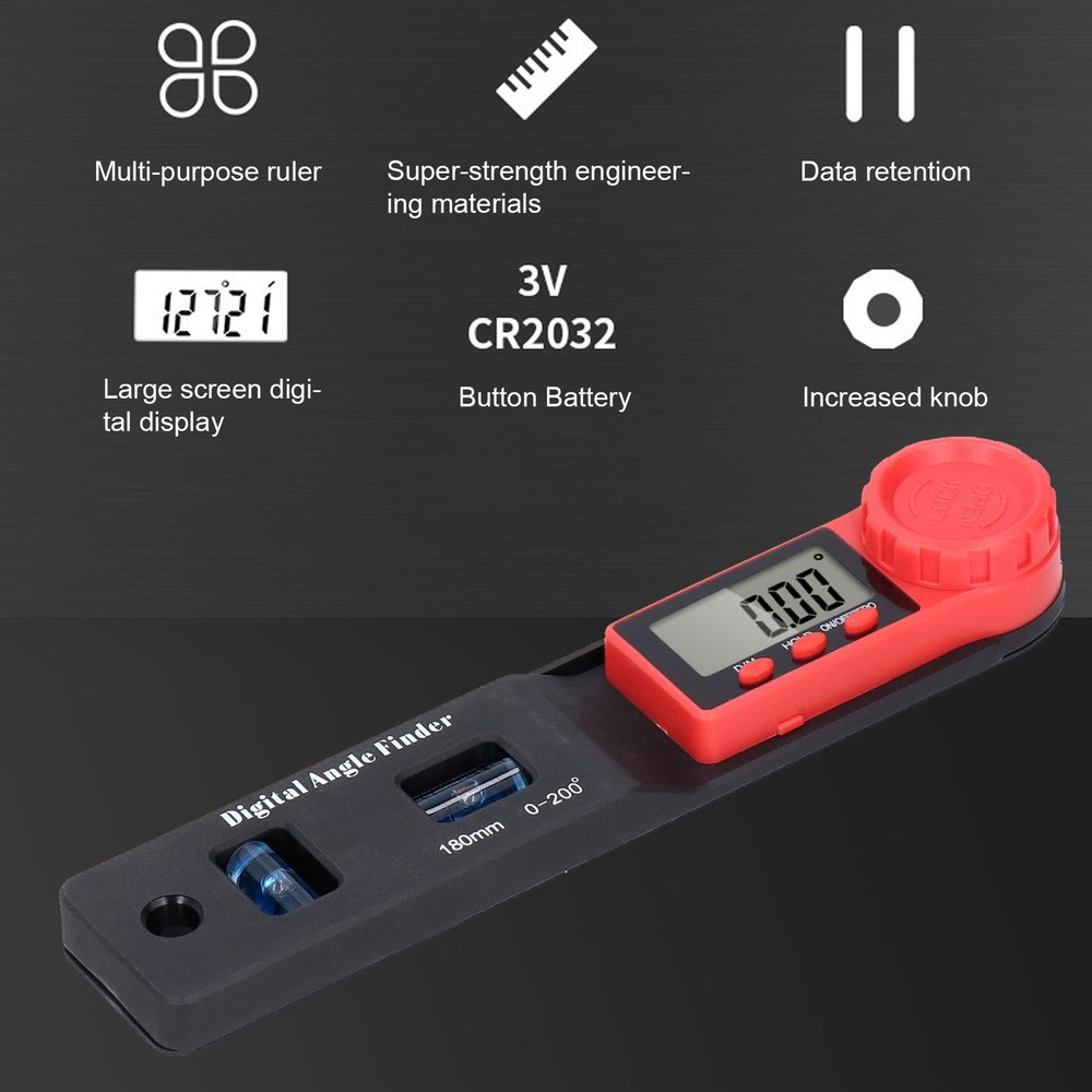 Digital Angle Finder Level W/LCD Display Protractor Woodworking US