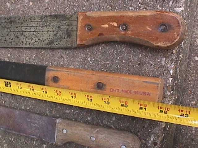 MACHETE LOT FOR RESTORATION