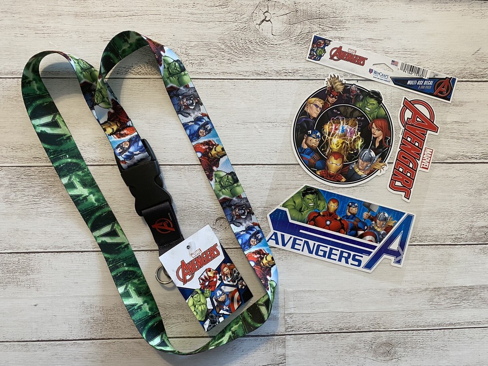 Marvel Avengers  Lanyard & Multi Use Decals