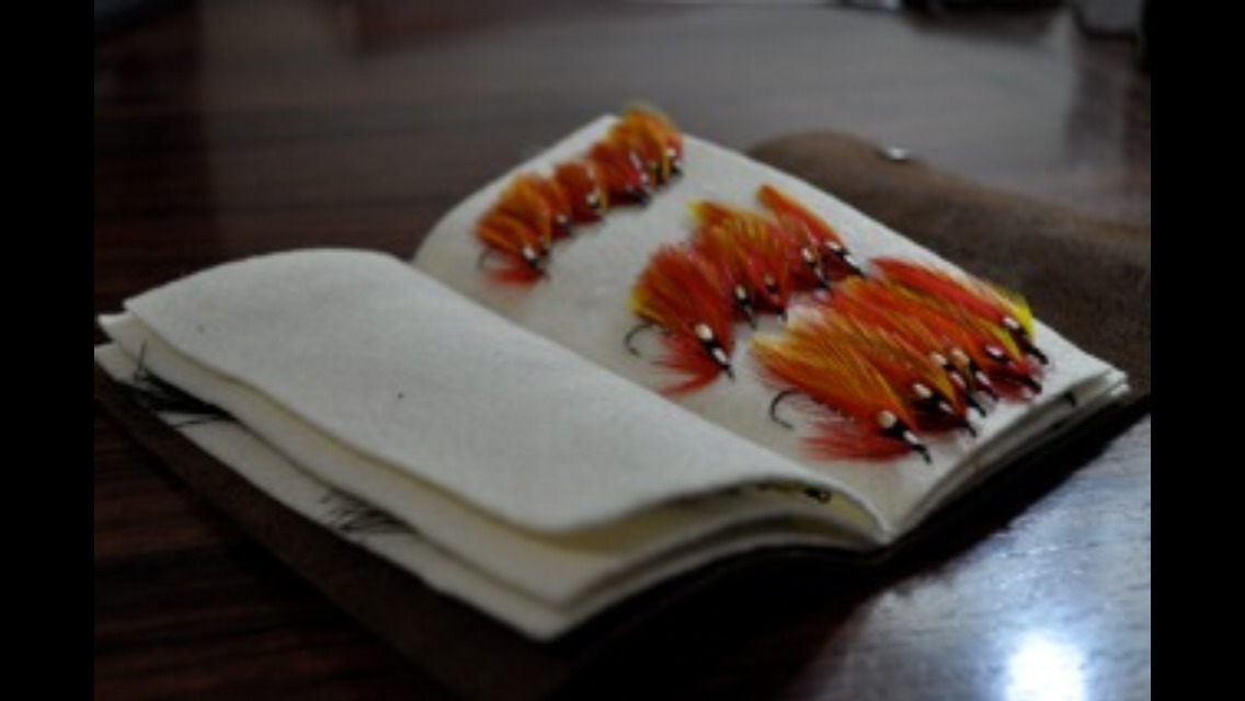 Leather Fly Wallet - Fly Book, Custom made in the USA