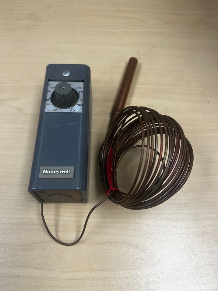 HONEYWELL T991A-1194, temperature controller, copper, unit only. light used.