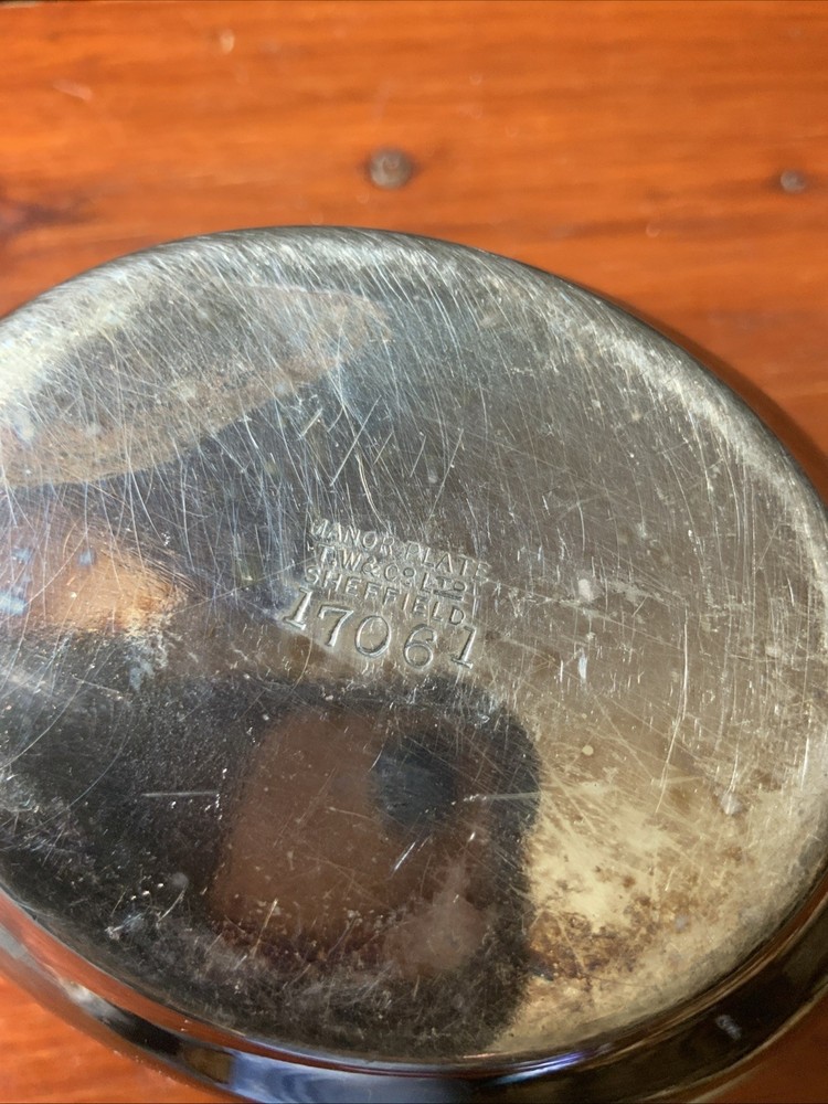 ANTIQUE SILVER PLATED JUG MANOR PLATE SHEFFIELD