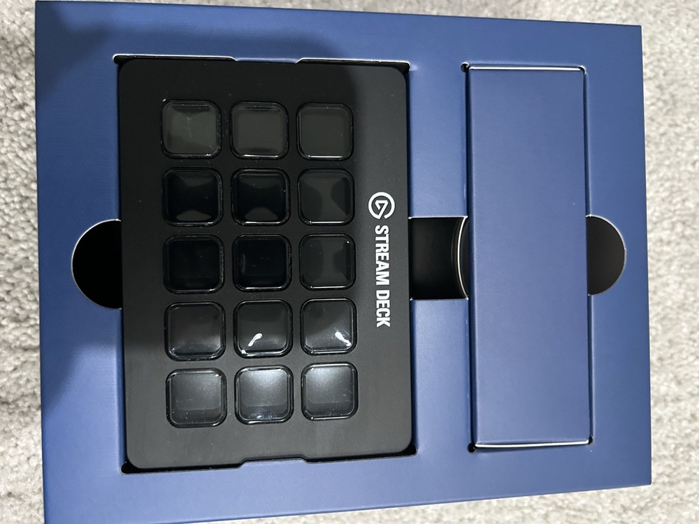 Elgato Stream Deck Black 15 Customizable LCD Keyboard Interface Controller