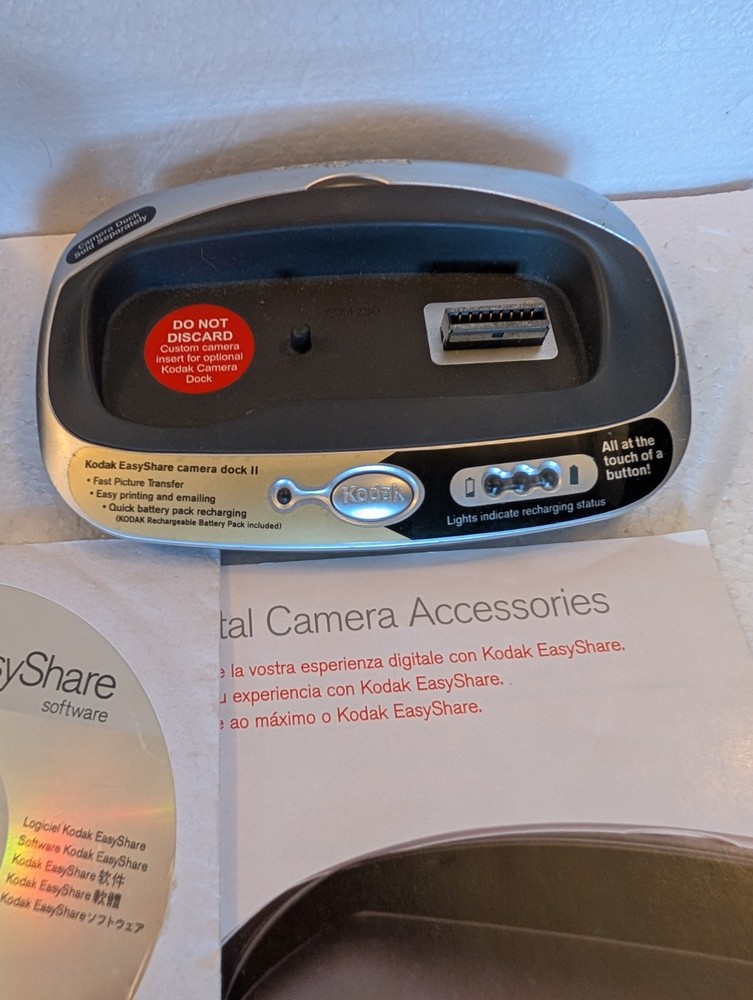 Kodak Easy Share Camera & Dock Stn Spares Repairs Untested