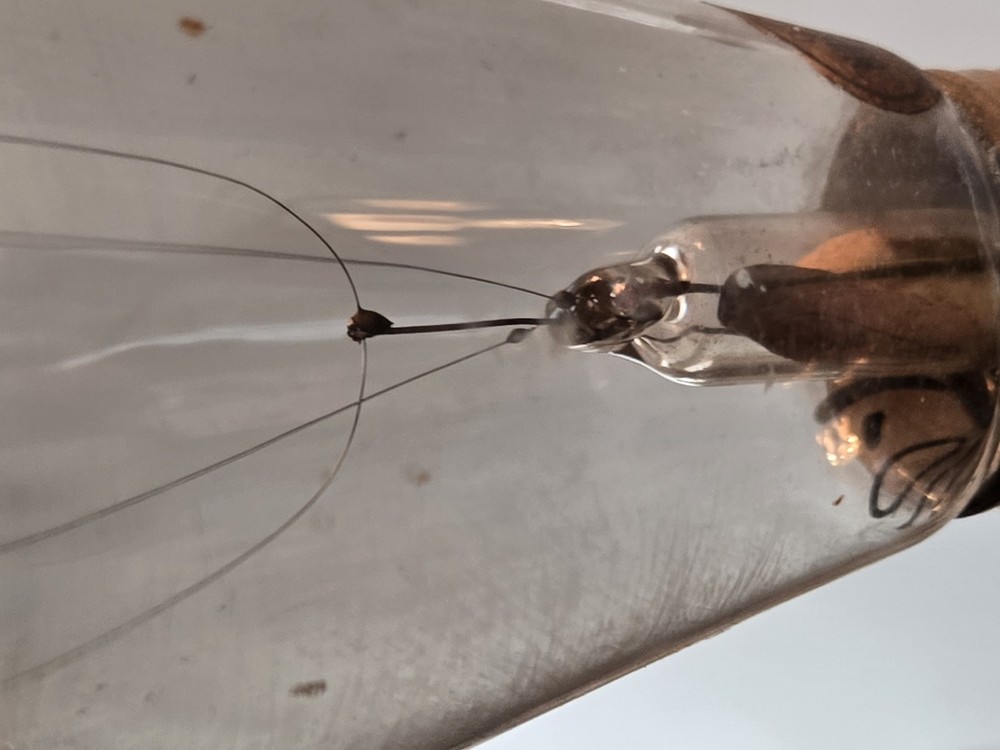 Antique Edison light bulb. Untested.