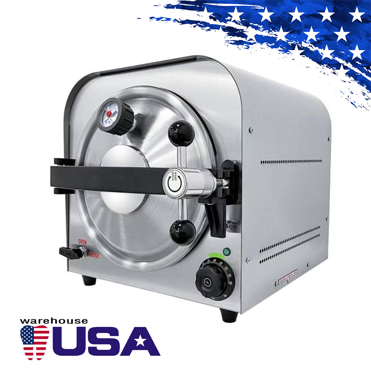 18L/22L Dental Autoclave Steam Sterilizer Medical Class B Drying/w/ Printer