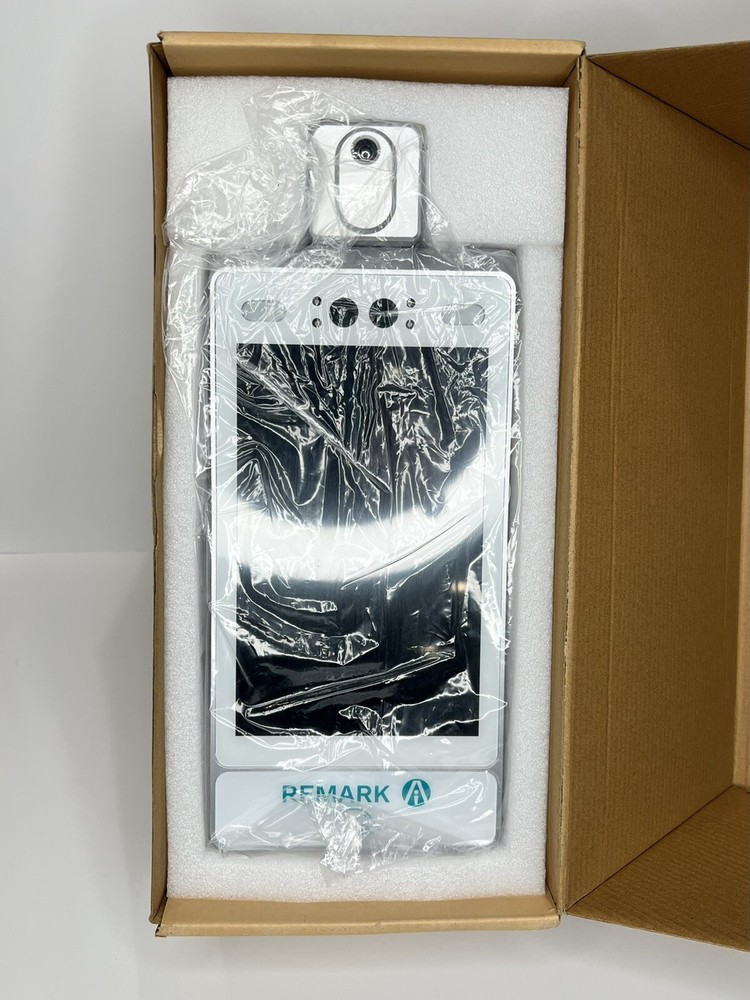 Remark rPAD Automatic Face Recognition Temperature Measurement Scanner Kiosk