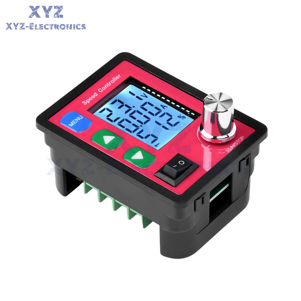 DC6-55V 20A PWM Wireless Remote Intelligent DC Brush Motor Speed Controller