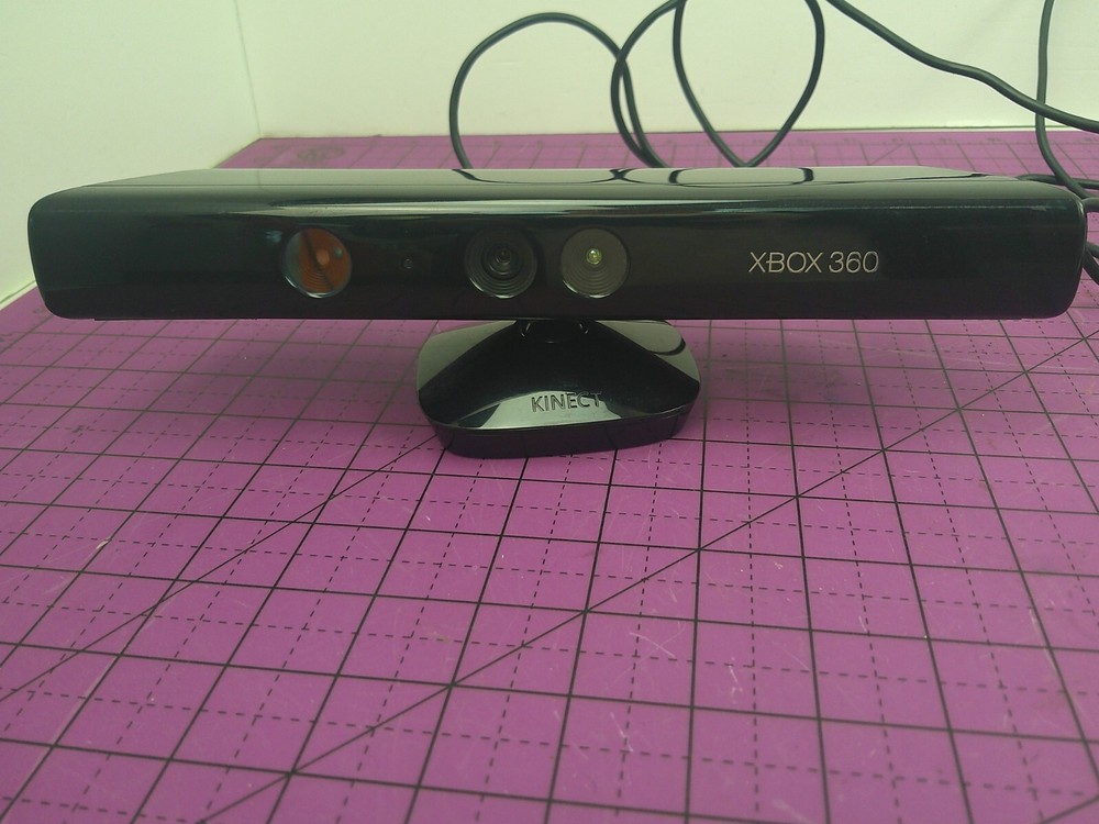 Microsoft Xbox 360 Kinect Connect Black Sensor Bar Model #1414 Tested