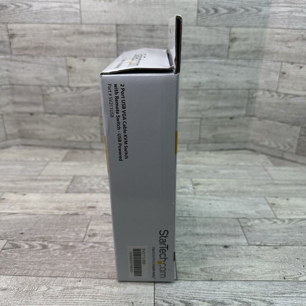 Startech 2 port USB VGA Cable KVM Switch with Remote Switch and USB Power/Data