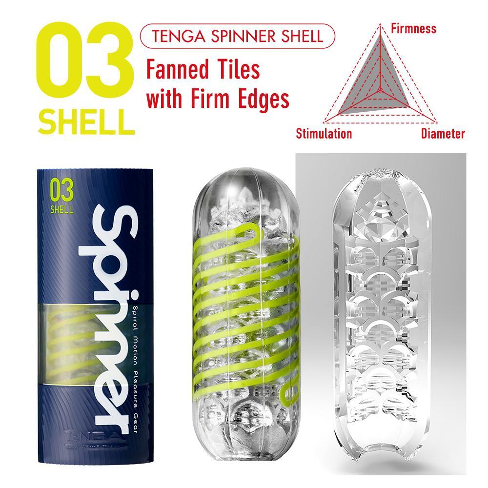TENGA SPINNER Reusable Spiral-Motion Male Masturbator/Stroker NIB NWT
