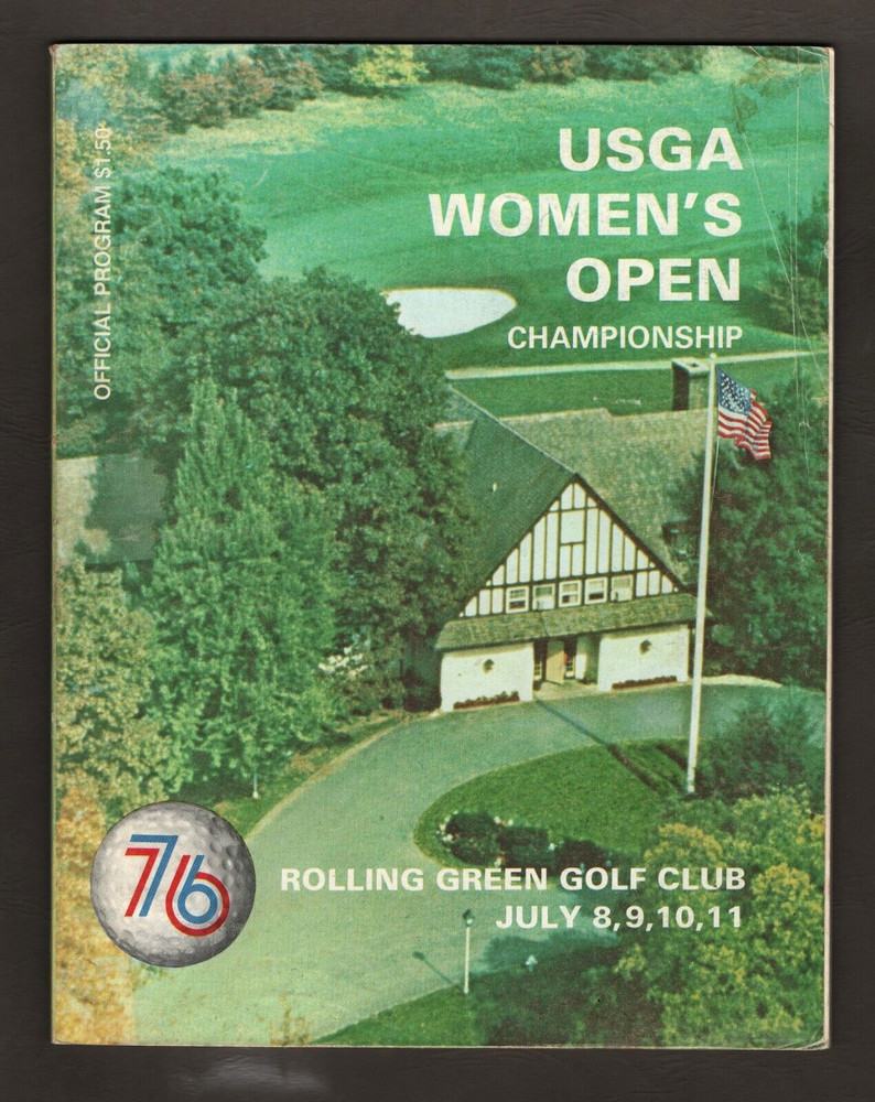 1976 USGA Women's Open Golf Championship Program  #M1189