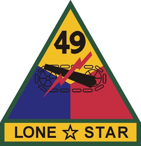 Address Labels - 49th Armored Division   Lone Star