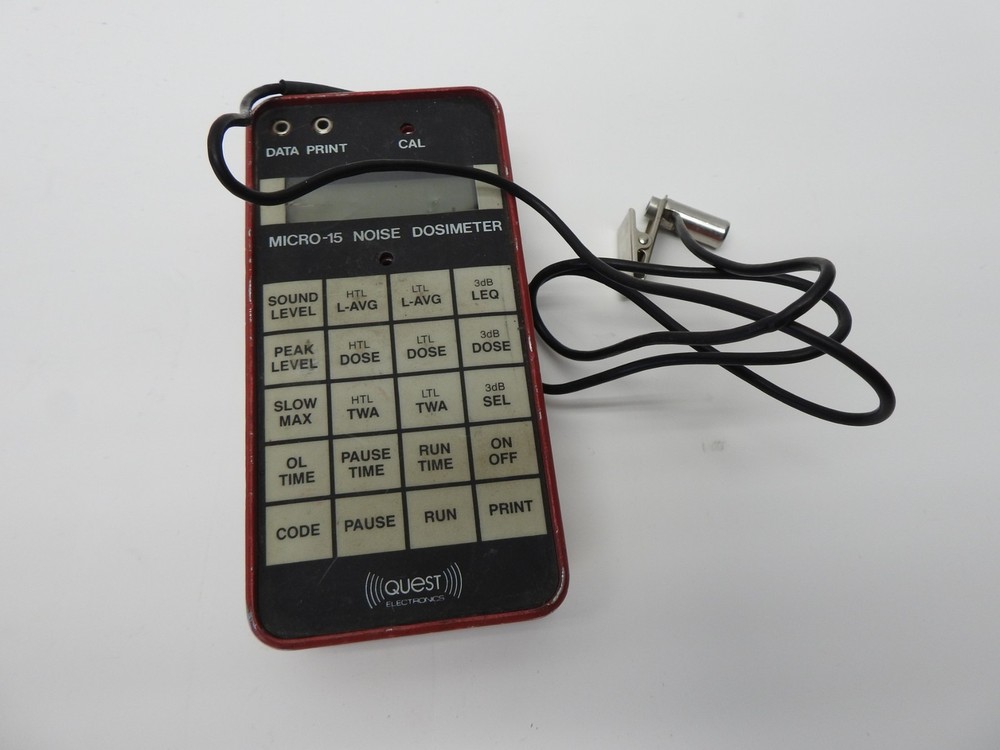 Quest Electronics Model Micro-15 Permissible Noise Dosimeter - Used