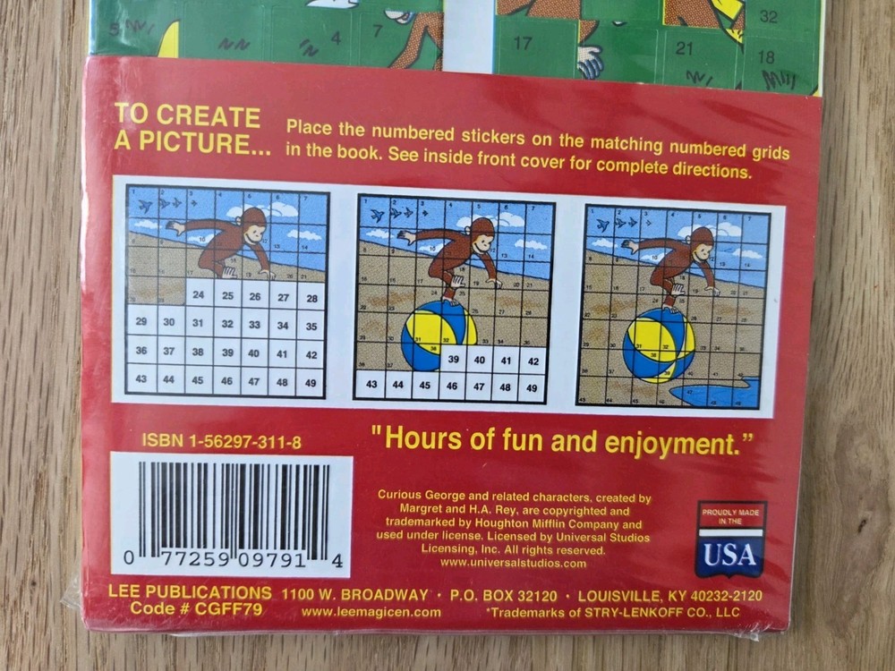 Curious George Adventures Funforms 20 Jumbled Picture Puzzles New