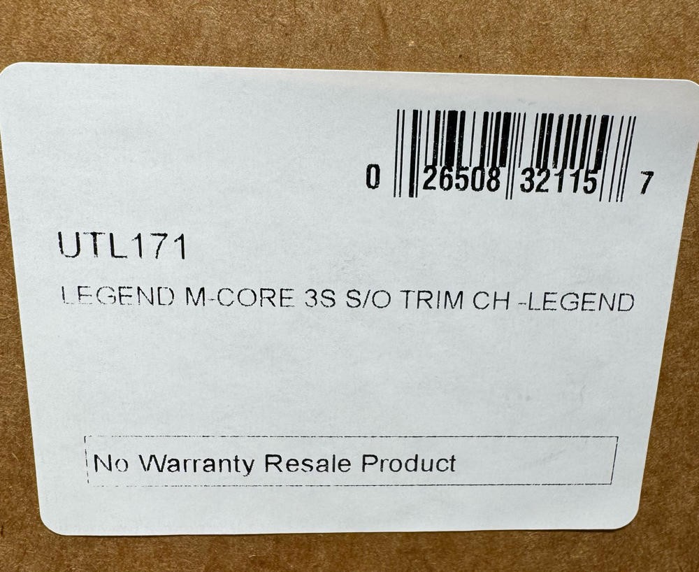 Moen UTL171 Legend Single Function Valve Trim Only, Chrome*NEW*