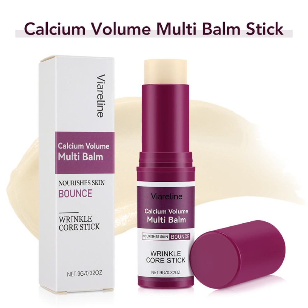 2 Pack Calcium Volume Multi Balm, Wrinkle Core Stick, Hydrating Firm, Anti-aging