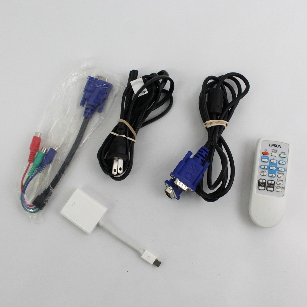 S6 3LCD H283A Projector With Cables Remote Case Works