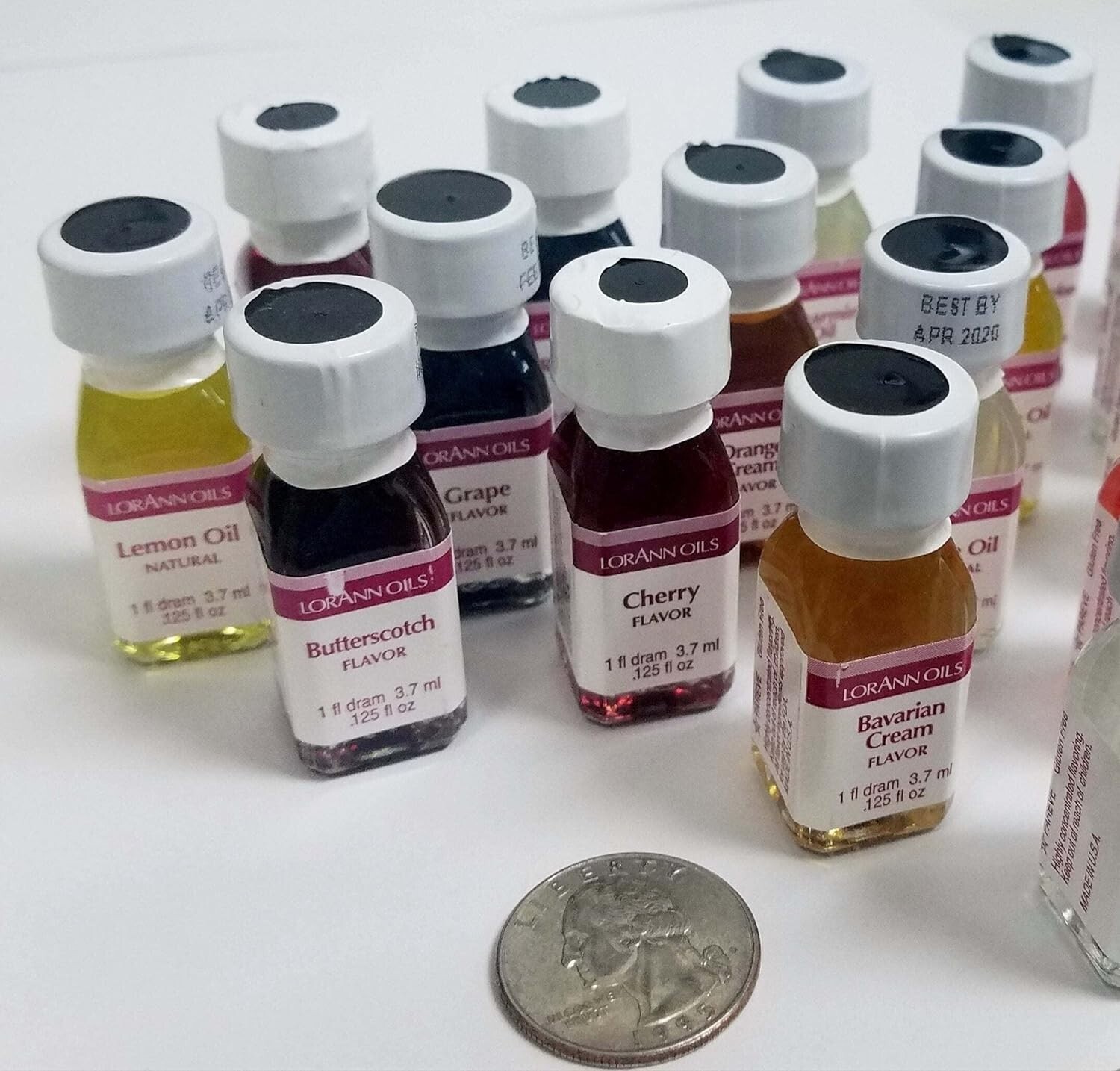 LorAnn Super Strength Flavoring Oil Variety Pack – 12 Asstd Flavors 1-dram