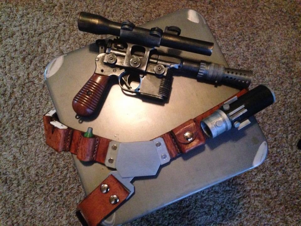 3d Printed Airsoft Han Solo Blaster Conversion Kit