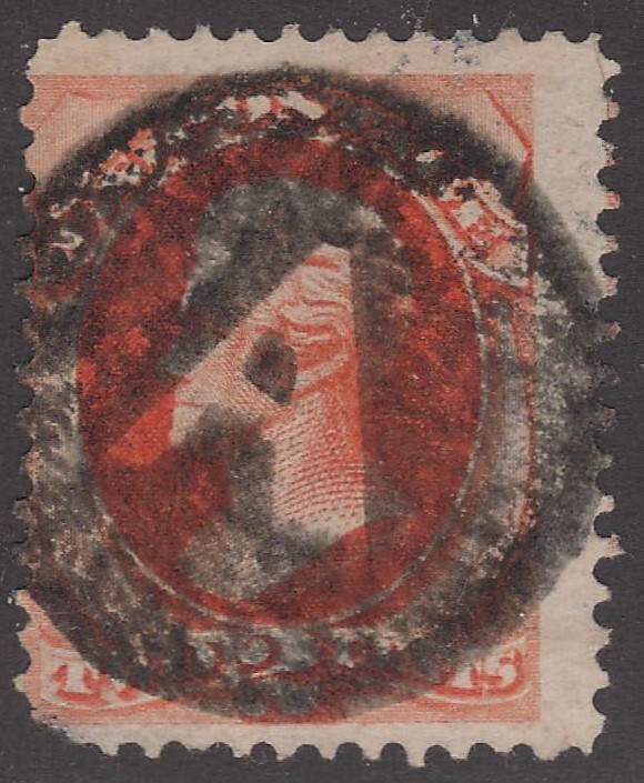 US Scott # 183 2c Jackson Fancy Cancel SON "A"