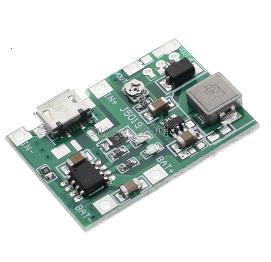 Micro USB 3.7V Lithium Li-ion Battery Charger Module Boost Step Up 5V 9V
