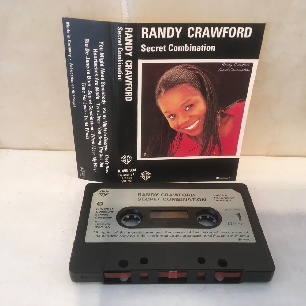 RANDY CRAWFORD  - SECRET COMBINATION -  CASSETTE