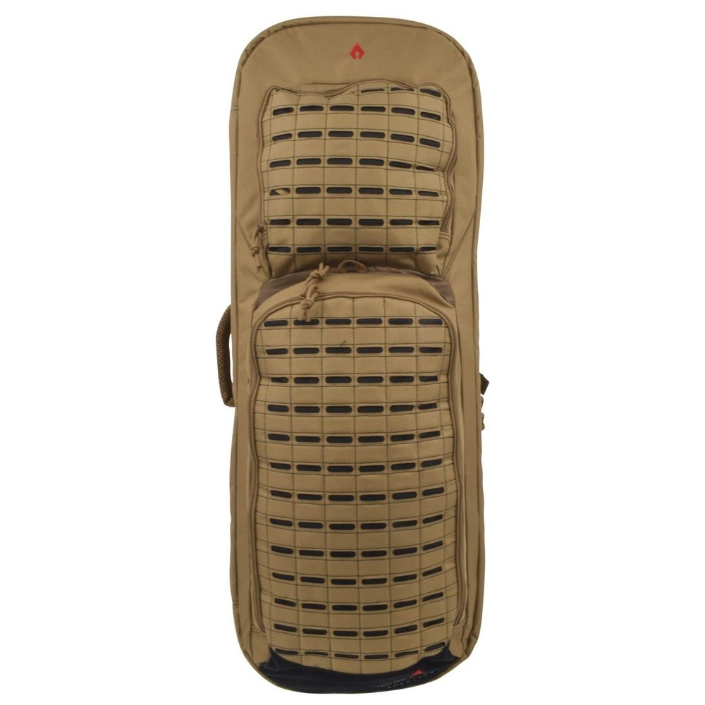 Advance Warrior Solutions 36" Rifle Case w/Backpack Strap, Tan/Black
