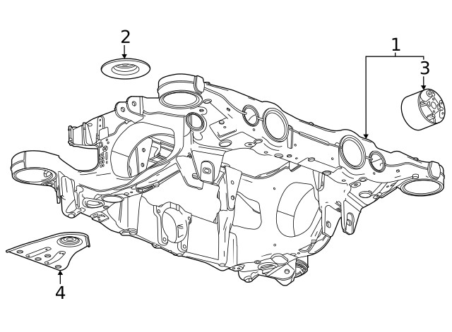 Genuine GM Support Bracket 42888372