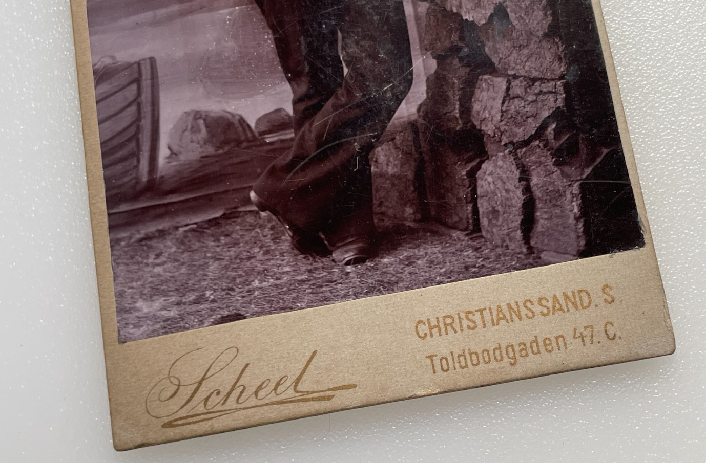 Circa 1900 CDV Royal Norwegian Navy Sailor In Uniform by Scheel ~ Christianssand