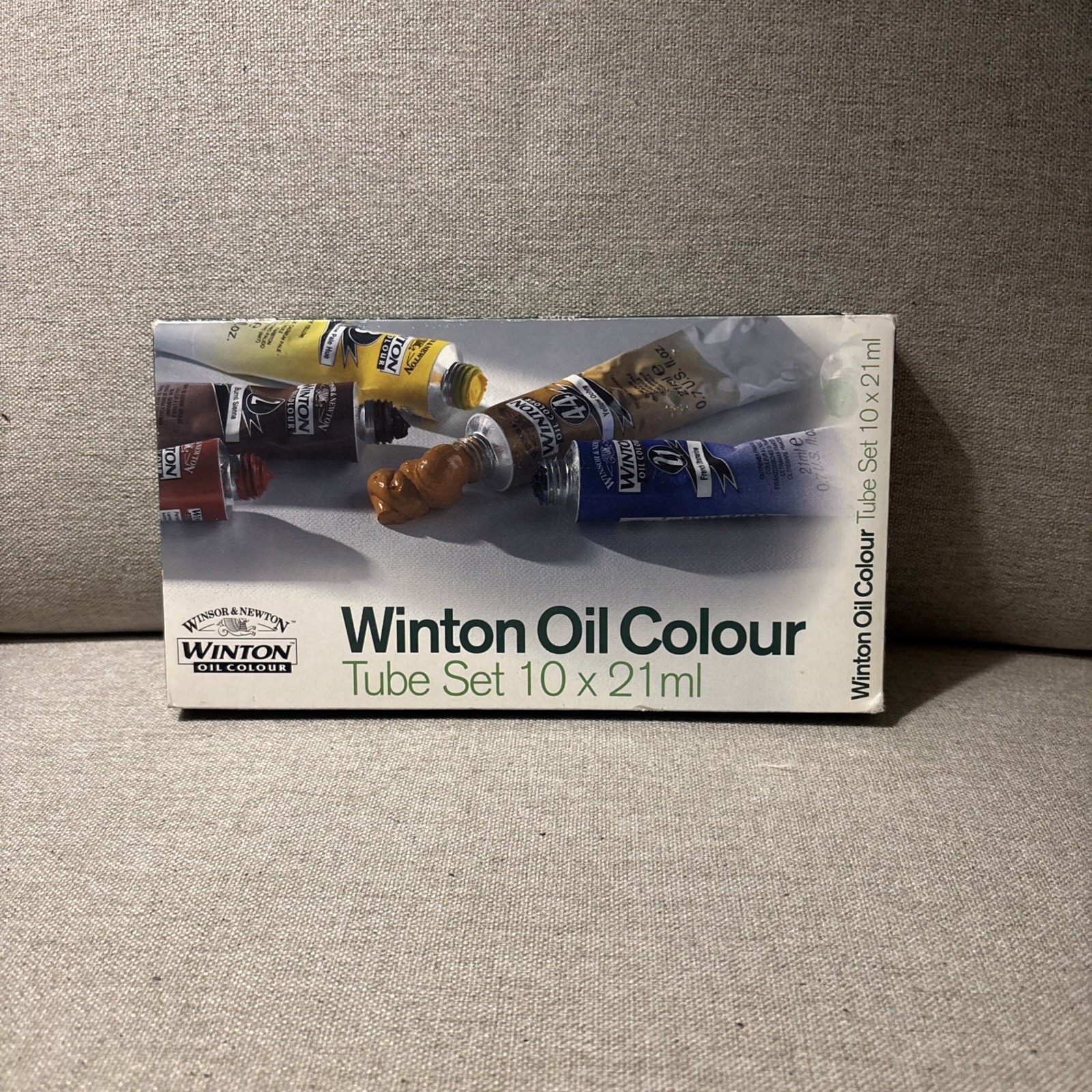Winsor & Newton Winton Oil Colour Paint Set, Ten 21ml  Tubes
