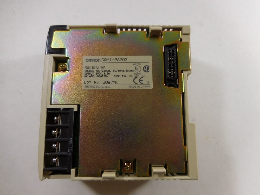 Omron CQM1-PA203 Power Supply Unit