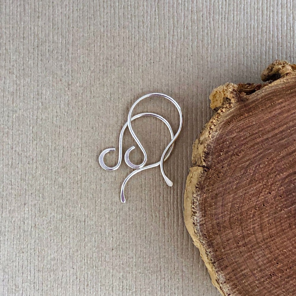 Sterling Silver Earring Hooks, Sterling Silver French Hook, Earring Finding