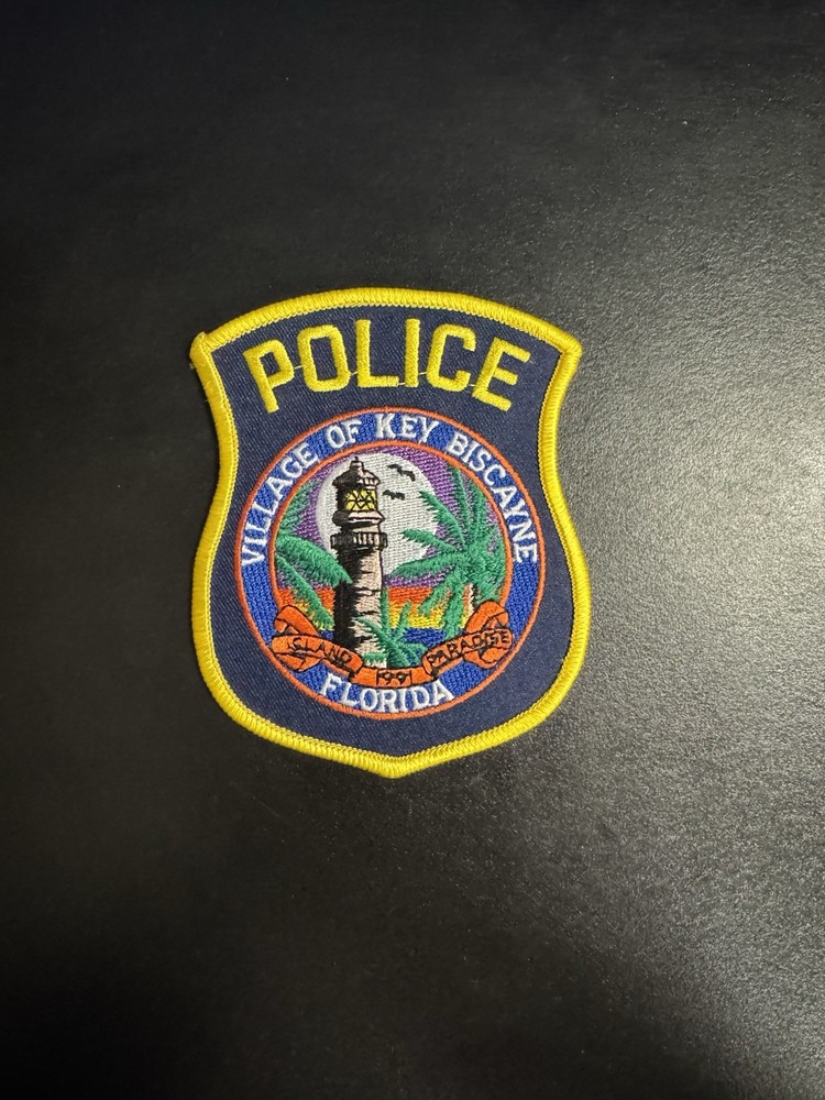 Key Biscane Police Patch