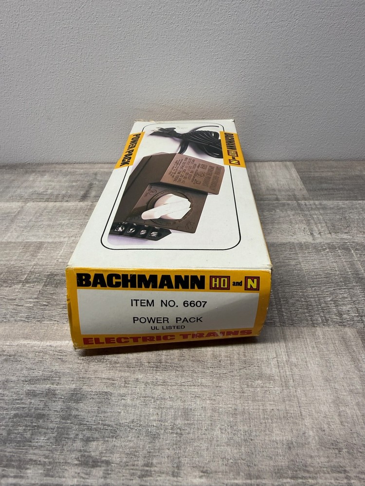 Bachmann HO N Scale Power Pack Model 6607 Analog Train Controller UL Listed