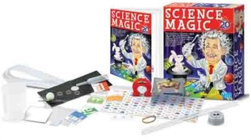 4M Science Magic 20 Tricks Principles Kids Labs Project Gravity to Mathematics