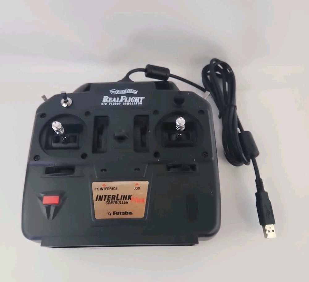 RealFlight R/C flight simulator G3 Interlink controller Plus by Futaba 3D +