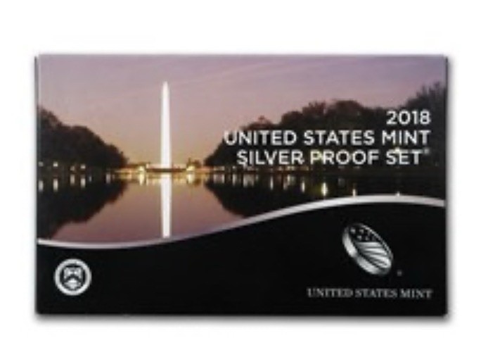 2018 S SILVER Proof Set Original Box & COA 10 Coins 90% Silver ‼️FROM US MINT‼️