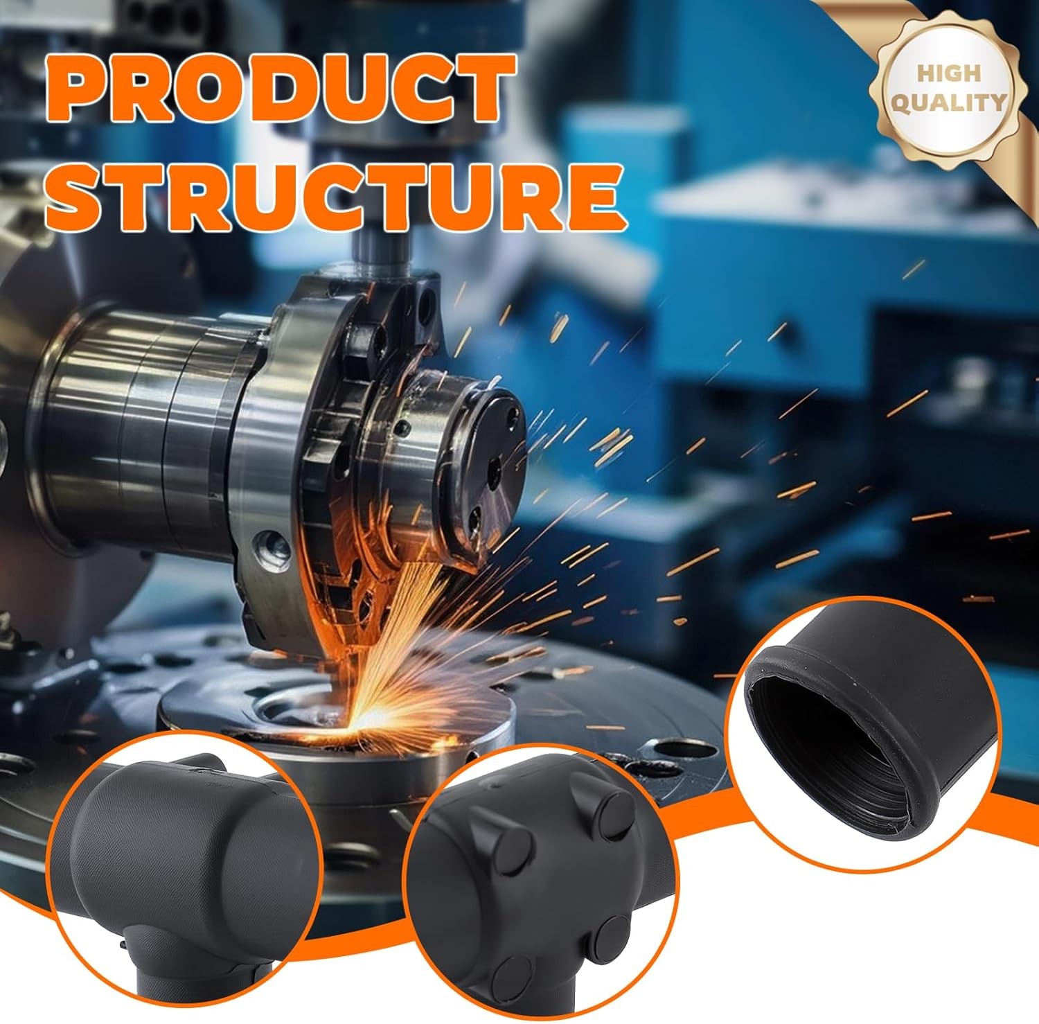 2PCS Heater Hose Tee Connector T Pipe 87248-60460 for Land Cruiser 1992-2007 Seq