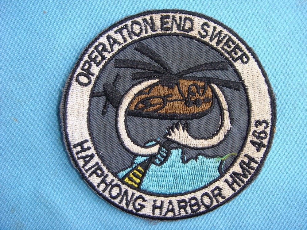 VIETNAM WAR PATCH, USMC HMH 463  OPERATION END SWEEP