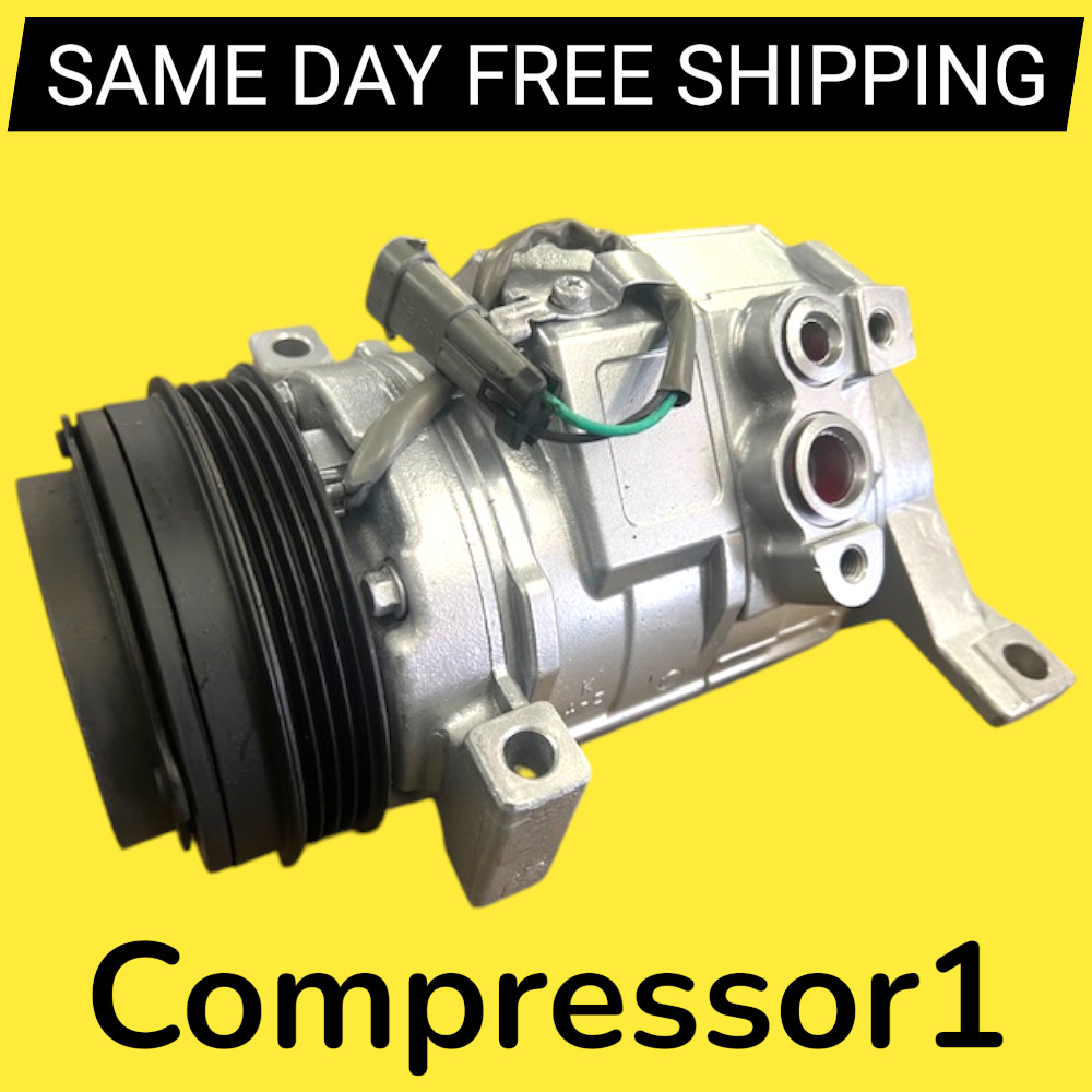 AC Compressor 2001-2013 Tahoe Suburban Yukon Silverado Sierra 1500 W/OUT REAR AC