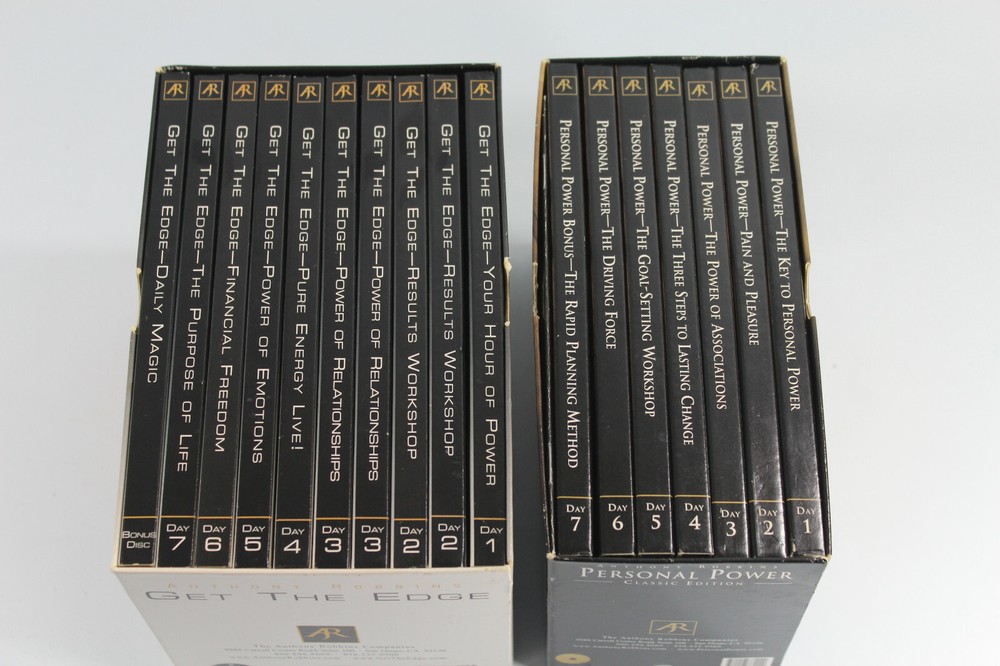 Anthony Robbins Get The Edge & Personal Power Audo cds Missing 1 CD