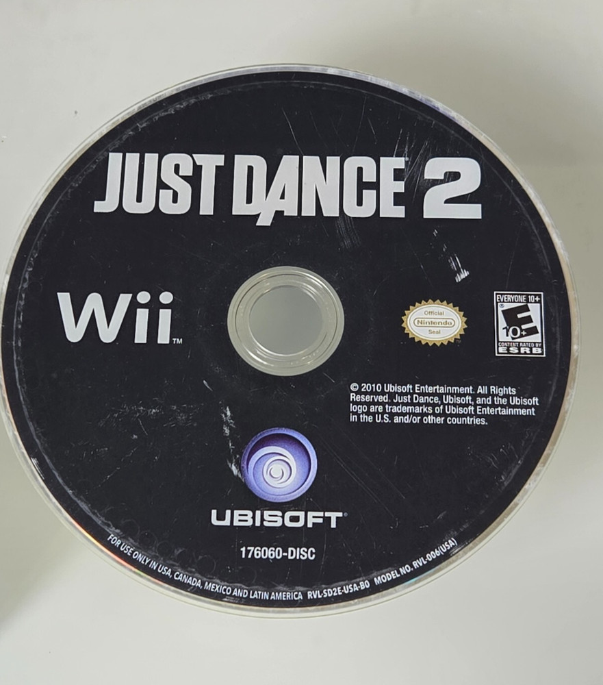 Just Dance 2 (Nintendo Wii) DISC ONLY
