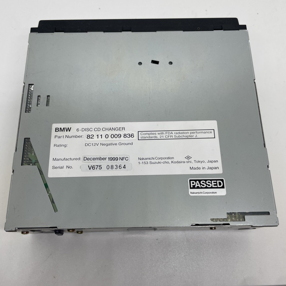 BMW 6-CD CHANGER 82110009836