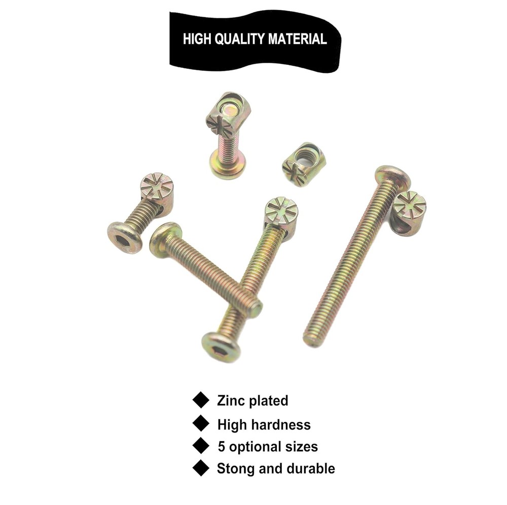 Baby Crib Hardware Replacement Kit M6 50pc